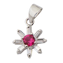 Dije Plata con Zirconias Cod. P-7329