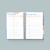 Agenda A5 Docente Flores doradas - tienda online