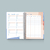Agenda A5 Docente Flores doradas - TiendaMayorista