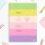 Set de planners de papel A5 Arcoíris Summer x 2 - tienda online