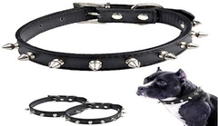 COLLAR CUERO CON PUAS
