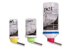 BEBEDERO HAMSTER PLASTICO CON SOPORTE