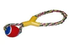 TIRADOR DE SOGA CON PELOTA CON Y PLASTICA