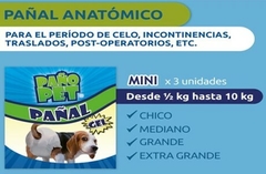 PAÑAL PAÑO PET X 3 UNIDADES