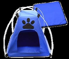 CARPA CON ALMOHADAS LISA CON HUELLAS 45 X 45 X 45 - comprar online