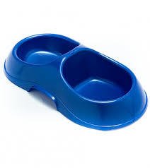 COMEDERO OVAL PLASTICO DOBLE