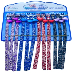 BLISTER COLLAR CON CORAZON SONAJERO CON BRILLO X 12 UNIDADES - comprar online