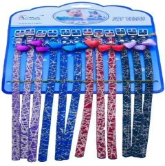 BLISTER COLLAR CON CORAZON SONAJERO CON BRILLO X 12 UNIDADES - comprar online