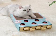 RASCADOR CARTON JUEGO INTERACTIVO 30 X 26 X 6 CM