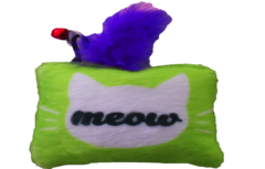 MEOW CON PLUMAS JUGUETE PARA GATOS