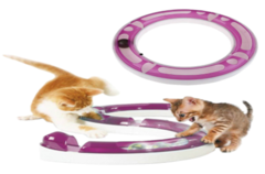LABERINTO CON PELOTA PARA GATOS
