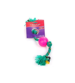 PELOTA DE GOMA MEDIANA CON SOGA ALPINA