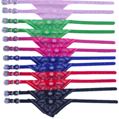 BLISTER COLLAR CON CASCABEL PAÑUELO X 12 UNIDADES