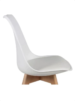 Sillas Tulip Eames De Madera - Almohadon -comedor - Oferta!! - La Gala Furnitures