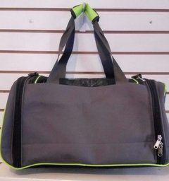 MALETA DE VIAJE VERDE CON NEGRO - comprar en línea