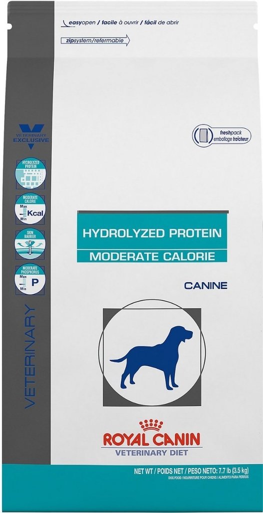 royal canin hydrolyzed protein moderate calorie