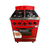 Cocina De Paolo Cristal 4 hornallas 58 cm