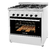 Cocina Sol Real 5 hornallas Visor 86 cm