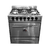 Cocina Kokken 6 hornallas 76 cm Ciega