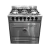 Cocina Kokken 6 hornallas 76 cm Ciega