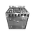 Cocina Kokken 4 y plancha 76cm FULL INOX