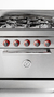 Imagen de Cocina Sol Real 4 hornallas Linea comercial pesada
