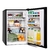 Heladera bajo mesada Vondom Negra espejada 117 lts - comprar online