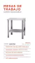 Mesa de trabajo Sol Real 1,00 mts - comprar online