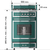 Cocina Luxor Gas Royal 550 - LVEQUIPAMIENTO