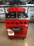 Cocina De Paolo Cristal 4 hornallas Roja Con Encendido Y Luz - comprar online