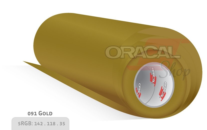 ORACAL 651 Gold 091 Rollo Completo 50mts
