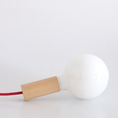 capuchon madera cable textil