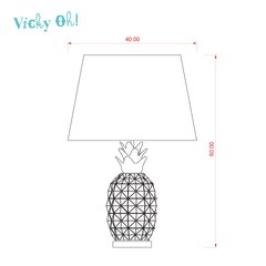 Imagen de MARILYN - LAMPARA DE MESA - PANTALLA CONICA