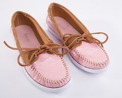 Zapatos Naúticos Combinados Suela+Rosa