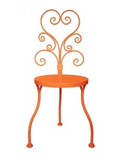 Silla de hierro "Cuore" - comprar online