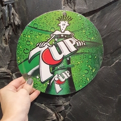 Chapa Redonda 20 cm. 7UP