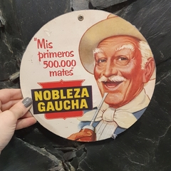 Chapa Redonda 20 cm. Nobleza Gaucha