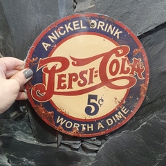 Chapa Redonda 20 cm. Pepsi Cola 5