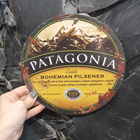 Chapa Redonda 20 cm. Patagonia Bohemian Pilsner