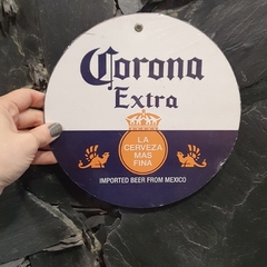 Chapa Redonda 20 cm. Corona Extra