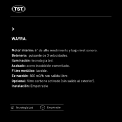 Campana embutible Wayra | TST en internet