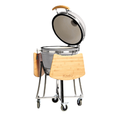 Kamado Kadu K18 DOT | Blanco | BBQ Kadu - Casa con Estilo