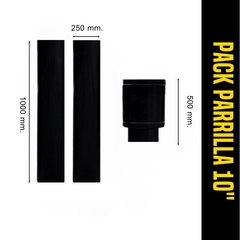 Pack conductos para Parrilla 10" - comprar online