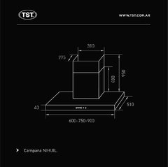 Campana de Pared Nihuil TST - tienda online