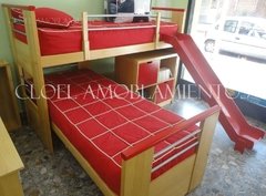 Cama Rincorena EKO CON ESCALERA SIN TOBOGAN - linea Madera PREMIUM. GUATAMBU NATURAL O LACA. FABRICACION PROPIA ENTREGA INMEDIATA en gris en internet