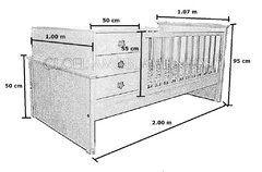 Cuna funcional TABLERO ROMANA - linea madera NATURAL O LACA. FABRICACION PROPIA PREMIUM en internet