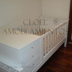 Cuna funcional TABLERO ROMANA - linea madera NATURAL O LACA. FABRICACION PROPIA PREMIUM - comprar online