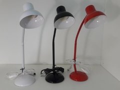 Lampara Velador Escritorio Flexible Metalica