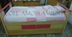 Divan Media Altura modelo EKO con chifonier y cama carro - linea madera PREMIUM.FABRICACION PROPIA en internet