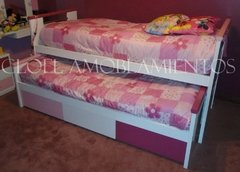 Cama nido EKO baja - linea madera PREMIUM. GUATAMBU NATURAL O LACA. FABRICACION PROPIA en internet